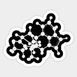 LSD Molecule Sticker